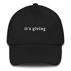 "it's giving" Dad hat